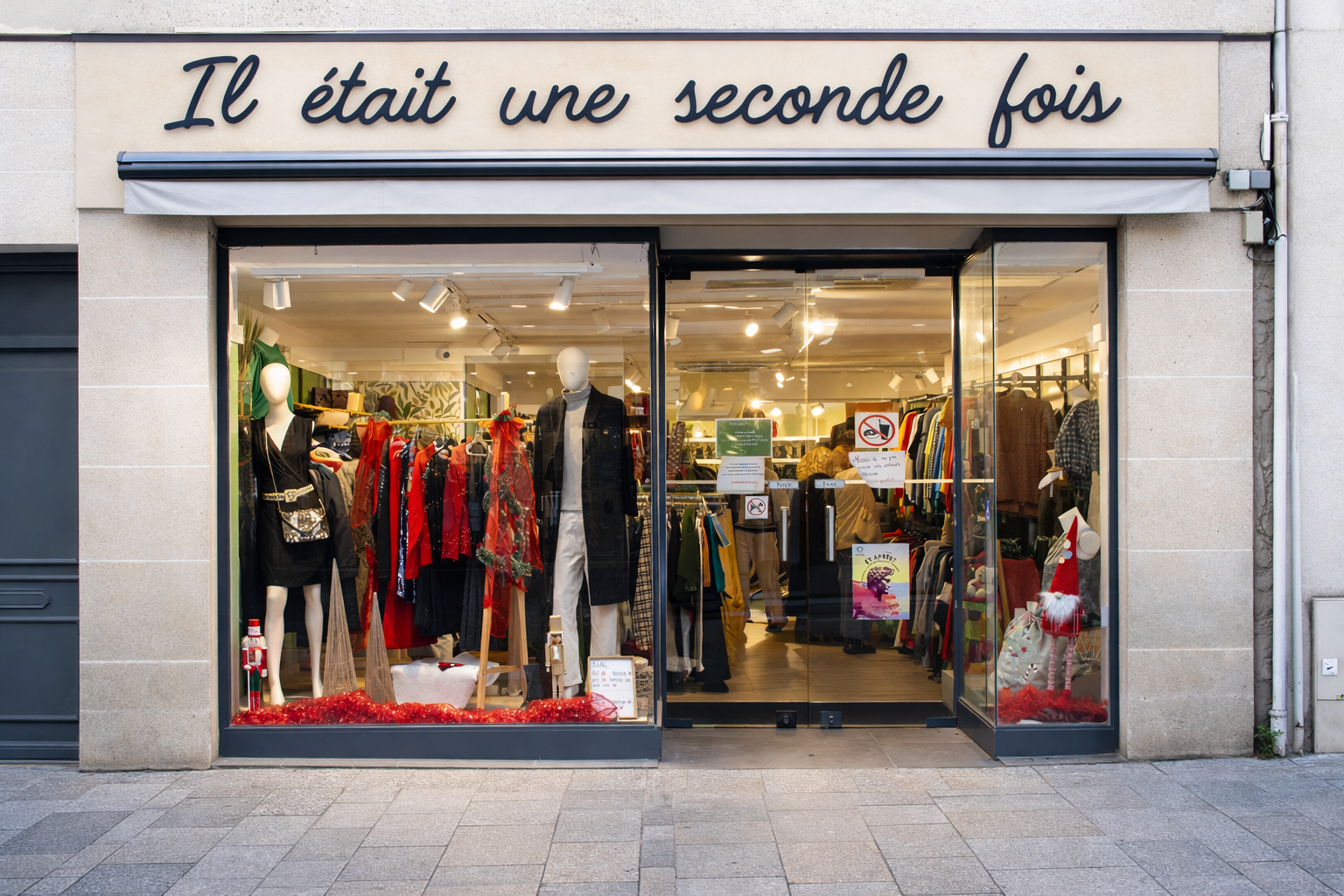 Il était une seconde fois - Nancy - Devanture