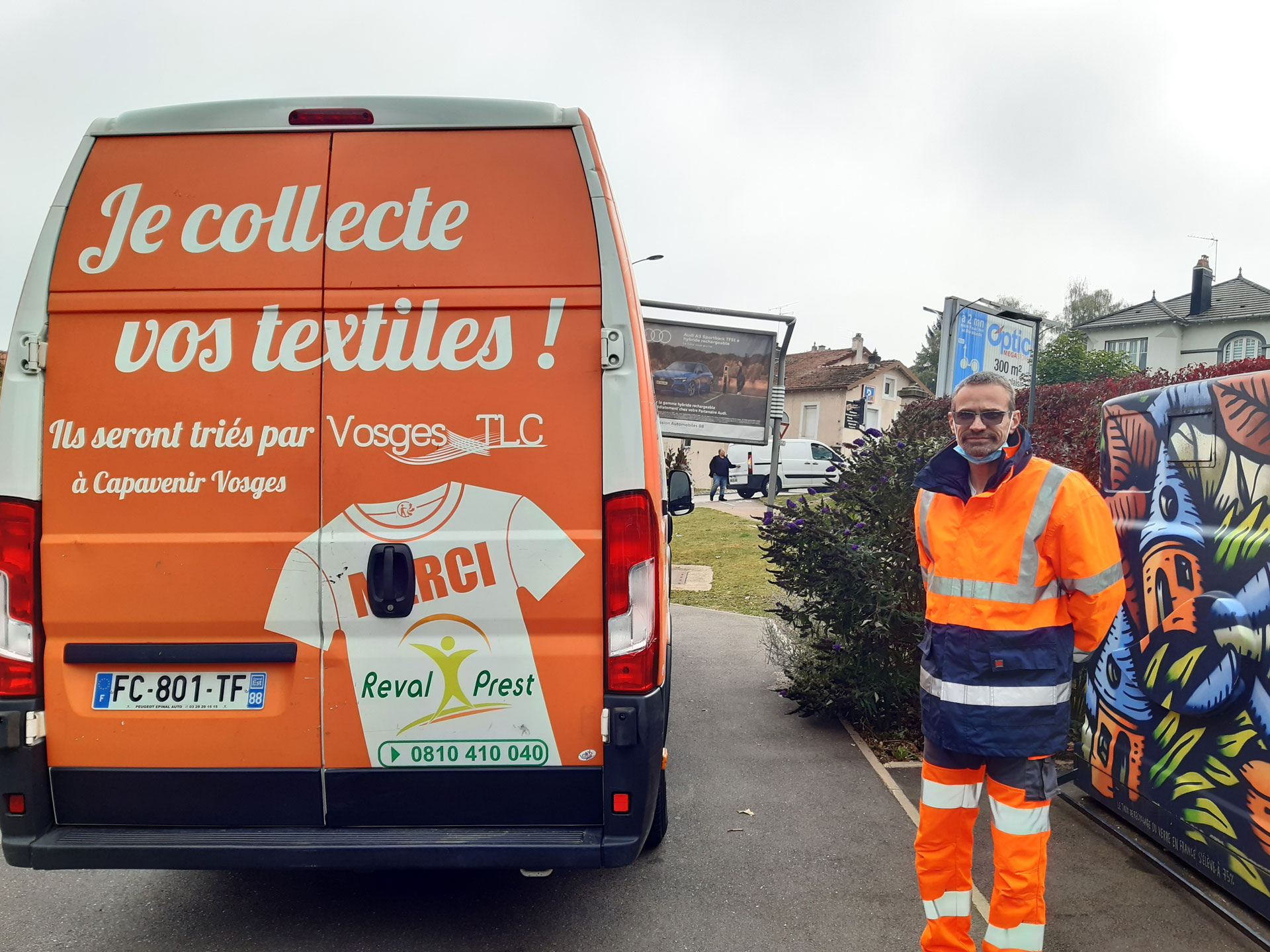 Vosges TLC - Collecte mission textile